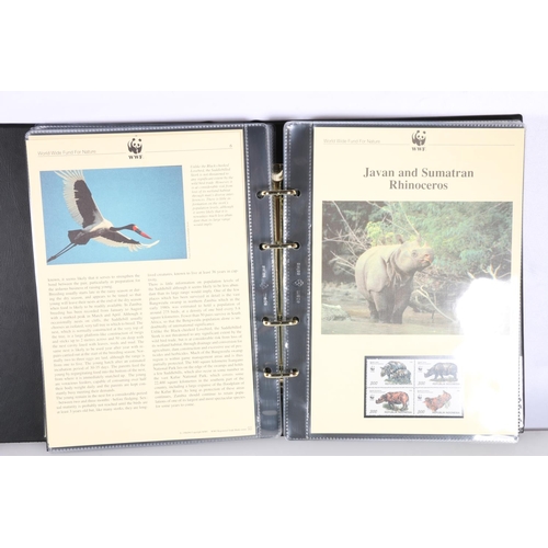 506 - Twelve albums of World Wildlife Fund (now World Wide Fund for Nature) WWF stamp collection, includin... 