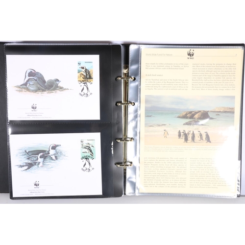 506 - Twelve albums of World Wildlife Fund (now World Wide Fund for Nature) WWF stamp collection, includin... 