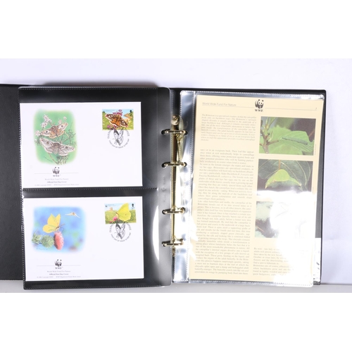 506 - Twelve albums of World Wildlife Fund (now World Wide Fund for Nature) WWF stamp collection, includin... 