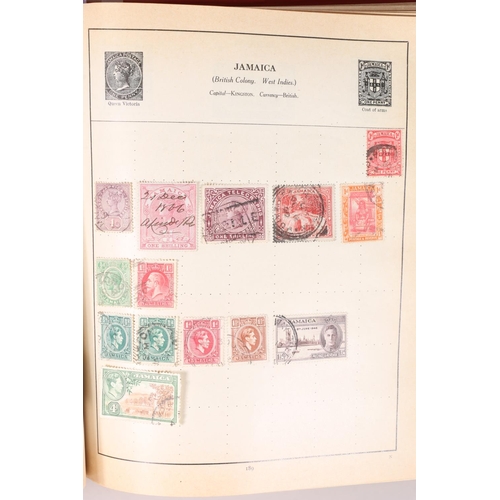 508 - Stamp collection including a Centurion stamp album including GB QV five shilling rose used, half cro... 