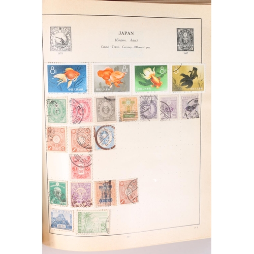 508 - Stamp collection including a Centurion stamp album including GB QV five shilling rose used, half cro... 