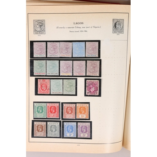 508 - Stamp collection including a Centurion stamp album including GB QV five shilling rose used, half cro... 