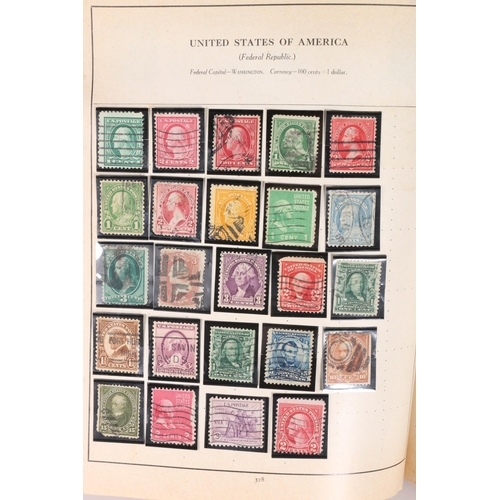 508 - Stamp collection including a Centurion stamp album including GB QV five shilling rose used, half cro... 