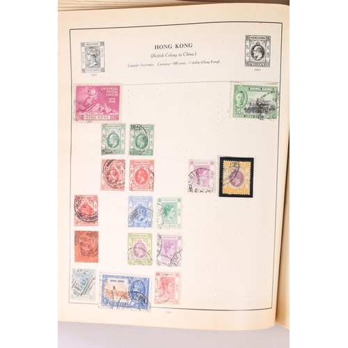 508 - Stamp collection including a Centurion stamp album including GB QV five shilling rose used, half cro... 