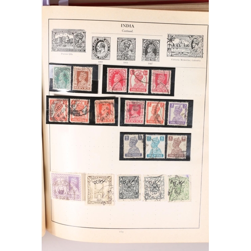 508 - Stamp collection including a Centurion stamp album including GB QV five shilling rose used, half cro... 