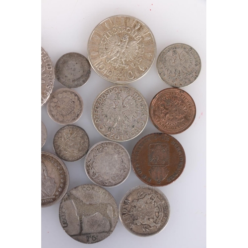 639 - European coin collection to include AUSTRIA Marie Theresa thaler 1780 SFX, SPAIN Carlos III silver h... 