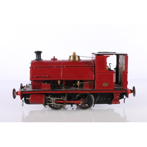 98 - O gauge model railway, a kit built electric 0-4-0 locomotive with oval plaque 'Peckett & Sons Ld... 