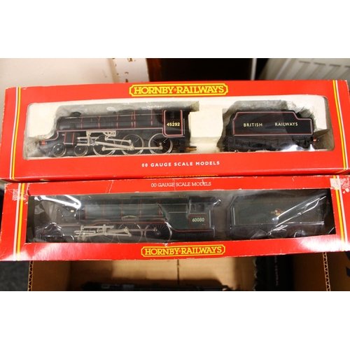 89 - Hornby OO gauge model railways to include R2081 class 5 4-6-0 tender locomotive 45292 BR black boxed... 