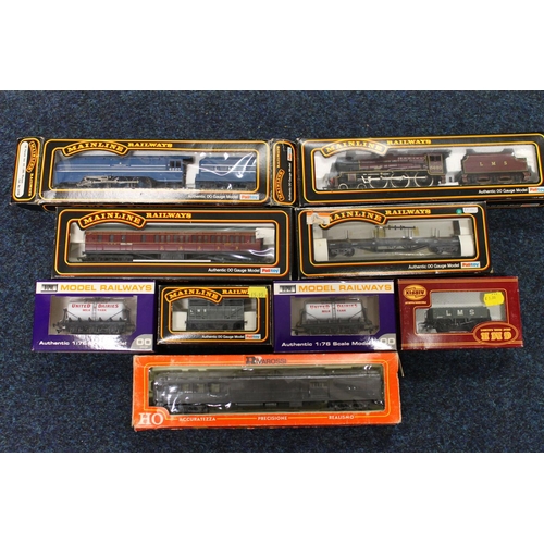 93 - Mainline OO gauge model railways to include 37061 4-6-0 Leander tender locomotive 5690 LMS maroon, 3... 