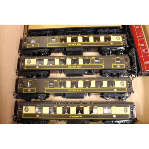 94 - Hornby OO gauge model railways coaches to include Pullman Adrian, three Pullman Car No68, three LNER... 