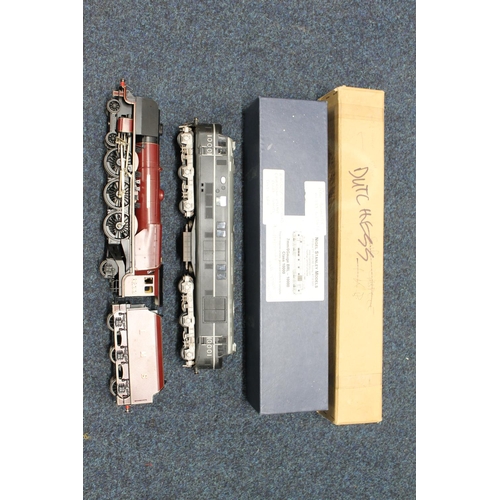 96 - O gauge model railway, a kit built electric 4-6-2 Duchess of Sutherland tender locomotive 6233 LMS m... 