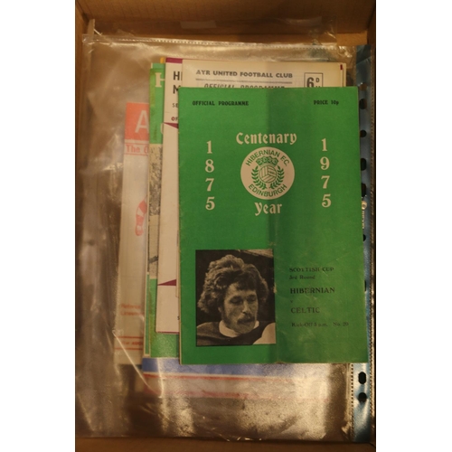 424 - Quantity of Scottish Football Programmes  mainly 70s to include Hibernian V Celtic Scottish Cup 3rd ... 