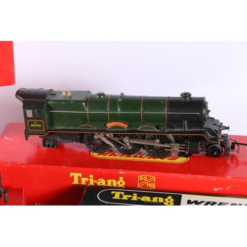 151 - Triang Wrenn OO gauge model railway 2211 Mallard tender locomotive 60022 BR green (af) boxed, Triang... 