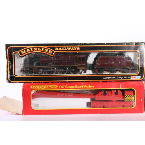 154 - OO gauge model railways to include Mainline 4-6-0 Leander tender locomotive 5690 LMS maroon, Airfix ... 