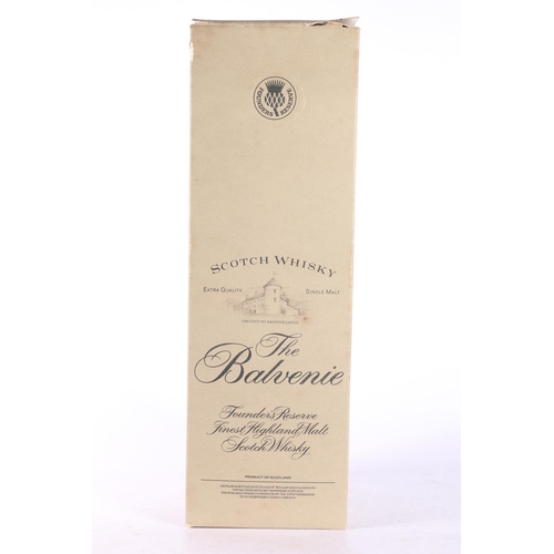 382 - BALVENIE Founder's Reserve Highland single malt Scotch whisky, bottled in the cognac style bottle, 7... 