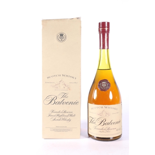 382 - BALVENIE Founder's Reserve Highland single malt Scotch whisky, bottled in the cognac style bottle, 7... 