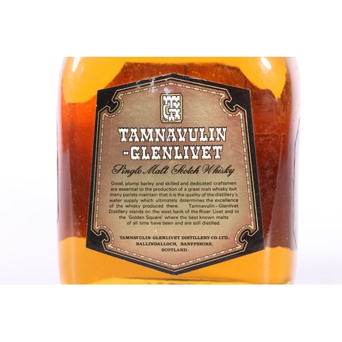 383 - TAMNAVULIN-GLENLIVET 8 year old single malt Scotch whisky, old style bottling, 75° proof, 26 2/3... 