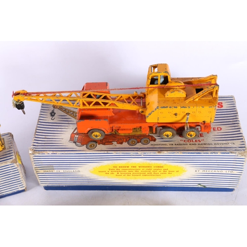 186 - Dinky Supertoys 923 Big Bedford Van Heinz Beans boxed, 642 Pressure Refueler, 512 Guy Flat Truck and... 