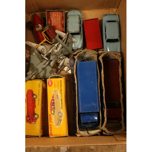 188 - Dinky Toys model vehicles to include Trojan Cydrax van, 30V NCB Electric van, Coventry Climax Fork L... 