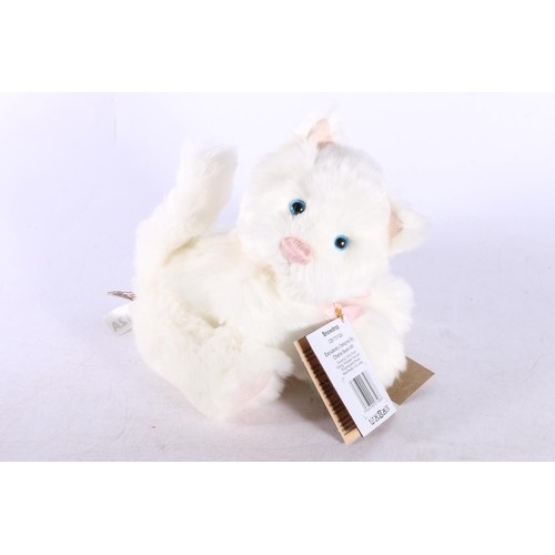 277 - Three plush cats and kittens from Charlie Bears to include Furball and Snowdrop designed by Alison M... 