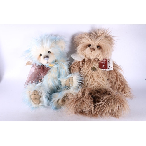 280 - Two plush bears from Charlie Bears to include Celeste and Caroline designed by Isabelle Lee for The ... 