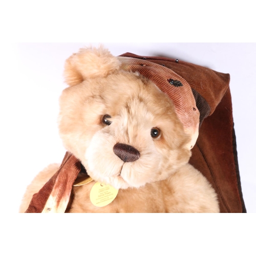 284 - Plush bear from Charlie Bears named Santa Paws designed by Isabelle Lee for The Secret Collections, ... 