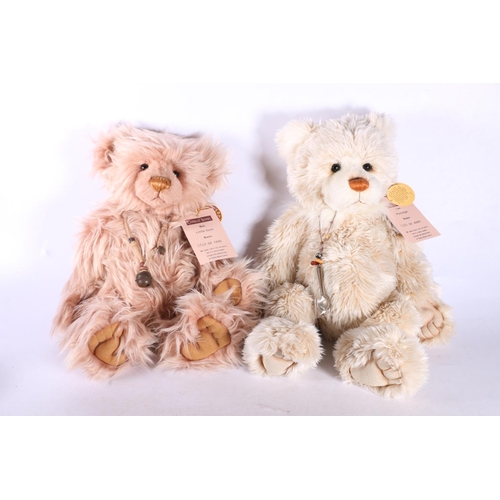 287 - Two limited edition plush bears from Charlie Bears to include #0348/1000 Porridge , and #1299/4000 L... 