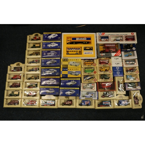 202 - Collection of boxed diecast model vehicles to include Lledo Day Gone, Matchbox Models of Yesteryear,... 