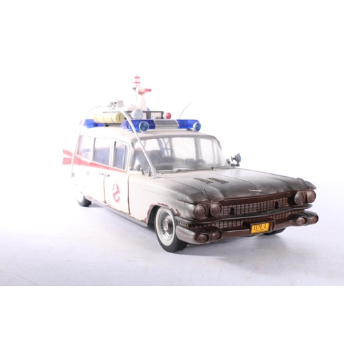 220 - Hasbro 8F0F2 Ghostbusters ECTO-1 Cadillac, Plasma Series, boxed.