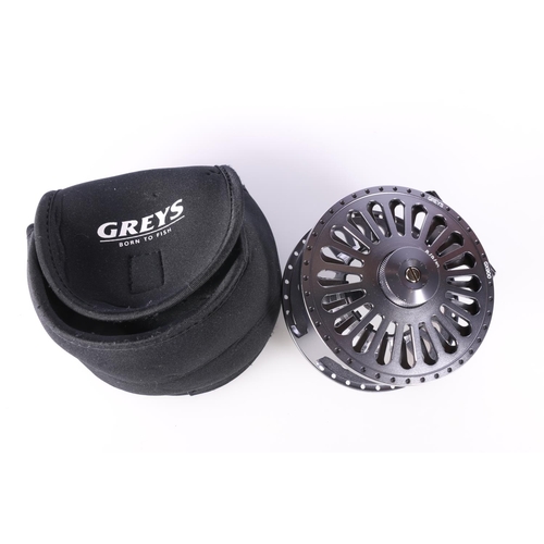 404 - Greys GX900 8/9/10 fishing reel, 4.25inch diameter.