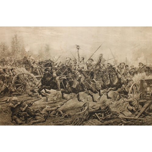 850 - After RICHARD CATON WOODVILLE (1856-1927) The Taking of the Guns 1914, print published by Illustrate... 