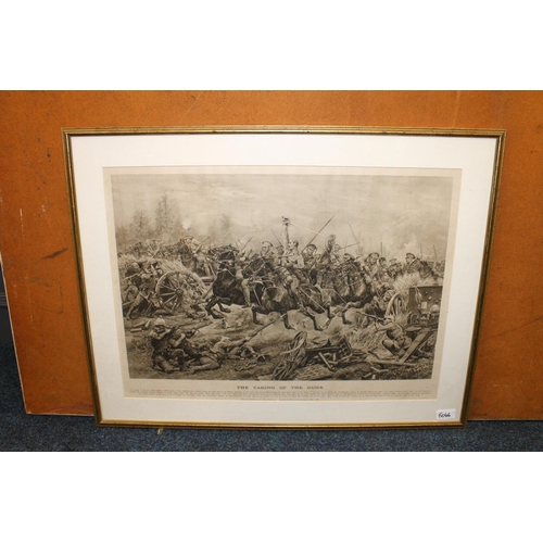 850 - After RICHARD CATON WOODVILLE (1856-1927) The Taking of the Guns 1914, print published by Illustrate... 