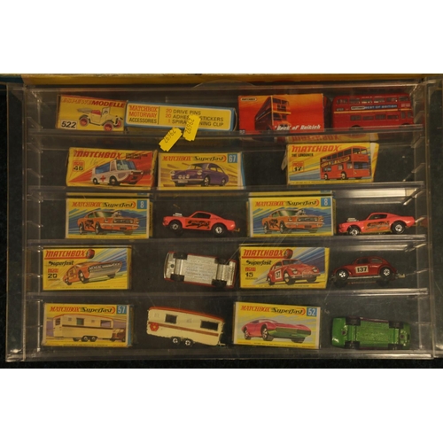 200 - Matchbox Superfast diecast model vehicles to include 8 Wild Cat Dragster, 15 Volkswagen 1500, 20 Lam... 