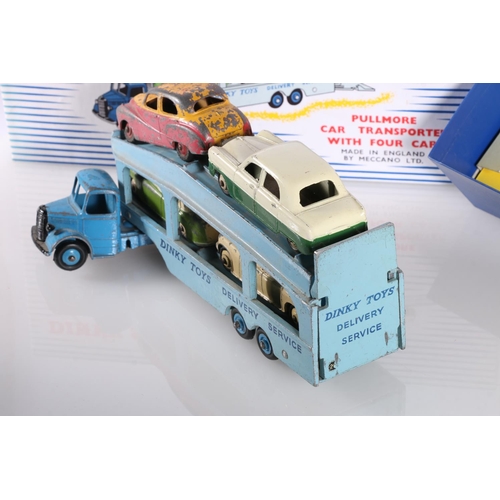 221 - Dinky Supertoys 972 20-ton lorry mounted crane Coles, boxed, 14C Coventry Climax Fork Lift Truck box... 