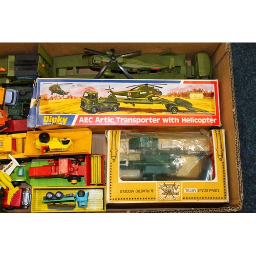 254 - Dinky Toys 618 AEC Articulated Transporter with Helicopter boxed, Britains Ltd9740 18