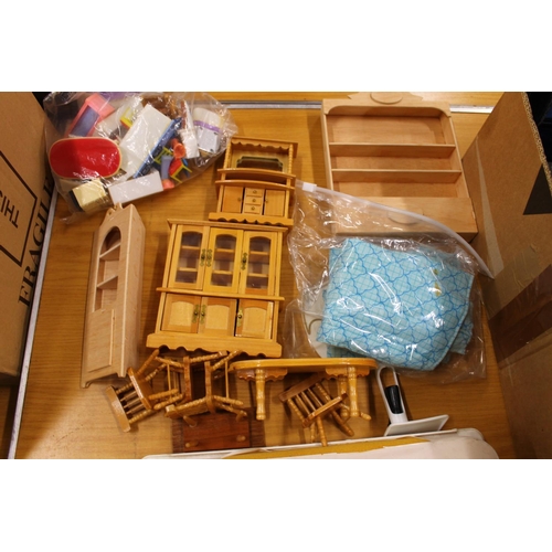 267 - Pedigree Sindy toys to include 44505 Dressing Table and Stool boxed, 44506 Bedside Table and Lamp bo... 