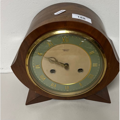 188 - Mid-century Smiths Enfield mantel clock.