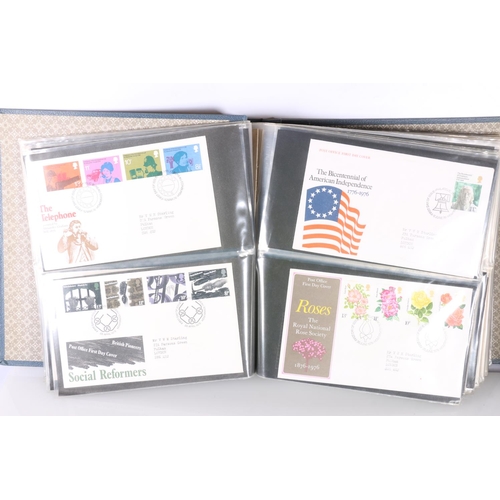 518 - Five albums of GB first day covers FDC, approximately 280 in total spanning 1965-1992.