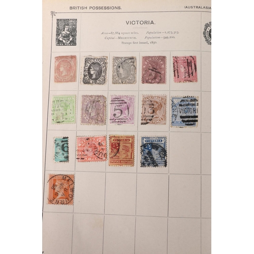 528 - Stamp collection to include AUSTRALIA, NEW ZEALAND, NEW SOUTH WALES, QUEENSLAND, STRAITS SETTLEMENTS... 