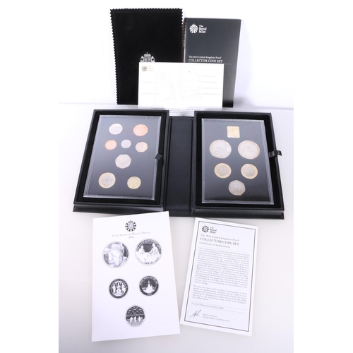 654 - The Royal Mint UNITED KINGDOM Queen Elizabeth II (1952-2022) proof coin set collector edition 2015, ... 