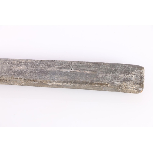 698 - Williams Harvey & Co Ltd Mellanear tin ingot, 41cm long.