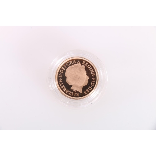 736 - The Royal Mint UNITED KINGDOM Queen Elizabeth II (1952-2022) gold proof sovereign 2013, with certifi... 