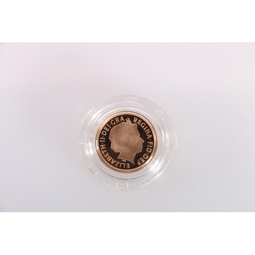 737 - The Royal Mint UNITED KINGDOM Queen Elizabeth II (1952-2022) gold proof sovereign 2013, with certifi... 