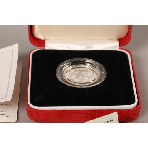 76 - 1999 United Kingdom Silver Proof Piedfort One Pound Coin, 18.8g.