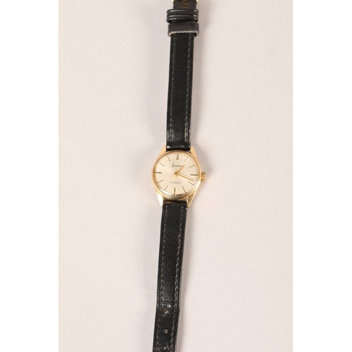 85 - Ladies Accurist wrist watch with black strap.