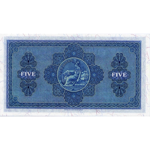 680 - THE BRITISH LINEN BANK five pound £5 banknote 7th January 1959, Anderson, R/11 018973, aEF, SC... 