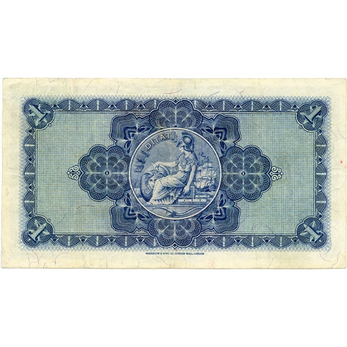 683 - THE BRITISH LINEN BANK one pound banknote 15th April 1960, N/3 261261 aVF, N/3 399933 ... 