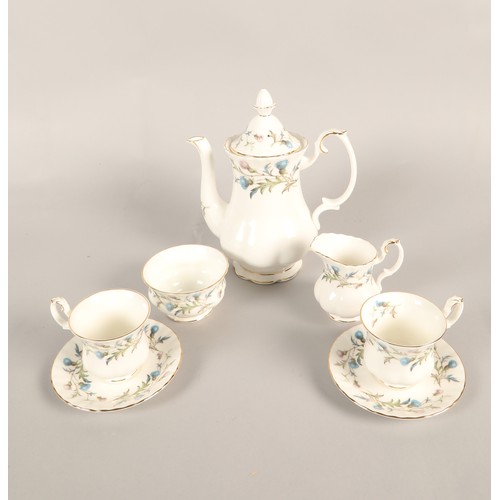 118 - Royal Albert 'Brigadoon' coffee set