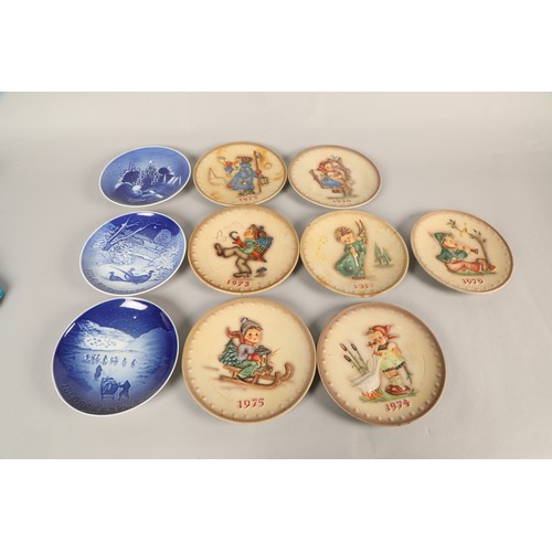 119 - Three Copenhagen Porcelain plates & Seven Goebel plates (10).