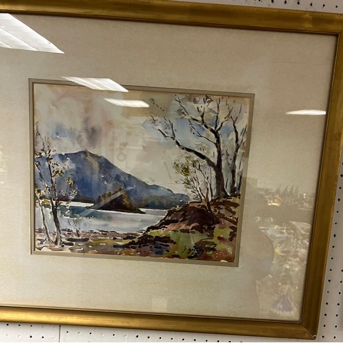 389 - J.K Maxton, two watercolours depicting rural landscape scenes.